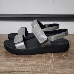 Abeo Peyton Women's Platform Strappy Sandals Shoes Size 9 Gray